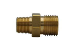 Fitting CGA 320 Liquid/Vent, 3/8" MNPT, Brass