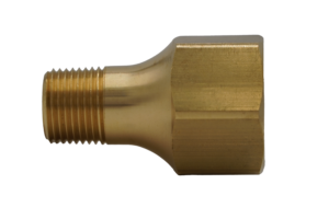 Fitting CGA 580 Liquid/Vent, 3/8" MNPT, Brass