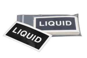 Labels, Liquid Cylinder, Liquid Sticker, 50 Pack